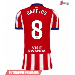 Lacne Ženy Futbalové dres Atletico Madrid Pablo Barrios #8 2026-27 Krátky Rukáv - Domáci